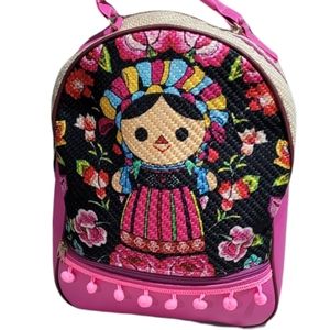 Artesanal Stichet multicolored backpack